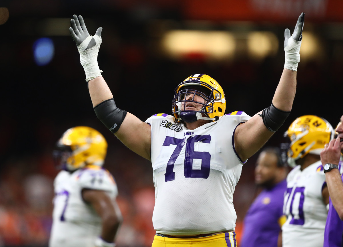 Austin Deculus is a solid tackle at the college level but could be moved to guard when he reaches the NFL.